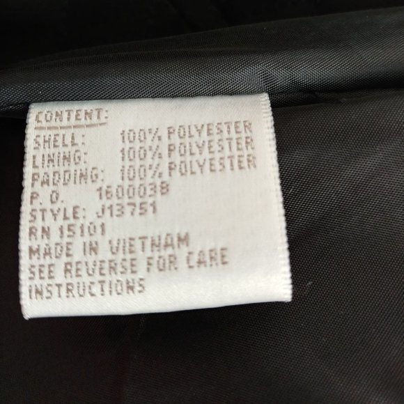 Jones New York Quilted Black Jacket Small - Picture 7 of 11